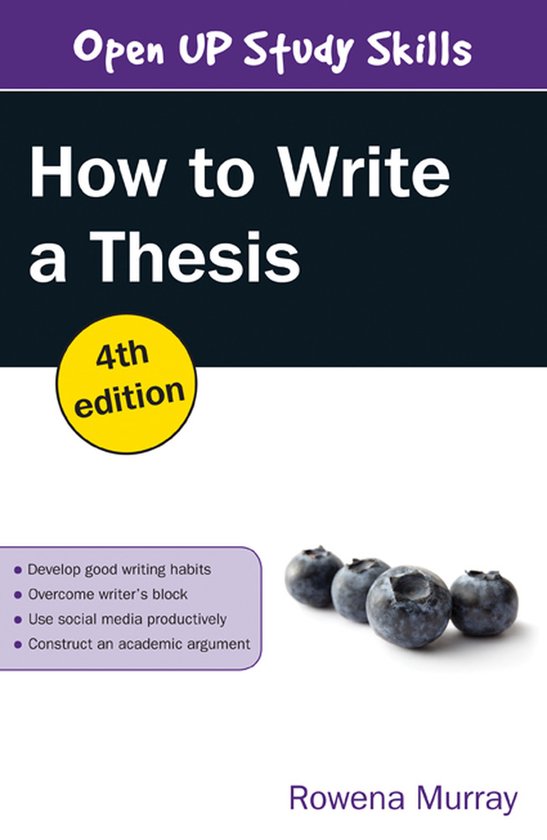 How to Write a Thesis - cover