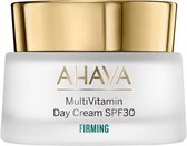 AHAVA MultiVitamin Day Cream - Augmente et maintient l'hydratation - Protège du soleil et des infrarouges - Anti-rides - SPF 30 - VEGAN - Sans Alcohol- ni paraben - 50ml