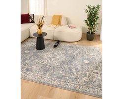Vintage vloerkleed - Classic Bernard blauw/wit 160x230 cm