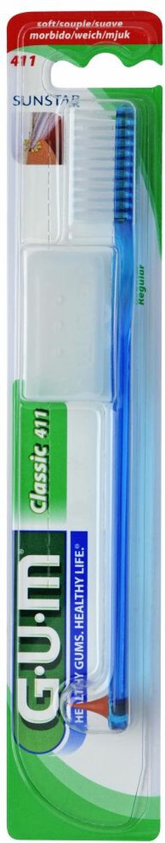 GUM Tandenborstel Classic Soft Medium - 4 x - Voordeelverpakking