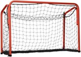 Voetbaldoel – Voetbaldoelen - Voetbaldoeltje - Goal - Voetbal goal - Voetbal - Voetbalgoal - Unihockey doel - Floorball doeltje - Voetbaldoel kinderen - Inklapbaar – 90 x 60 x 45 cm – Rood en zwart