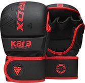 RDX Sports F6 Kara - MMA Bokshandschoenen - Training - Boksen - Kunstleer - Rood - L/XL