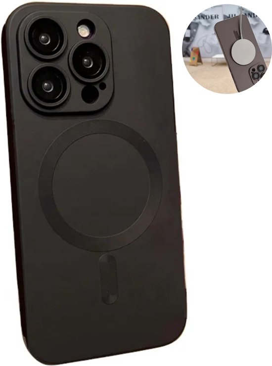 iPhone 11 Pro Max MagSafe telefoonhoesje - MagSafe telefoonhoesje iPhone 11 Pro Max - Zwart