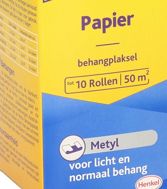 3x pakken Perfax metyl behanglijm voor zwaar tot normaal behang 125