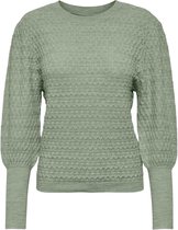Only Trui Onlfaye Life L/s Pullover Knt Noos 15264797 Seagrass Dames Maat - S