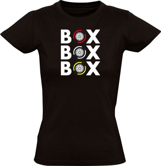 Box Box Box Dames Tshirt formule 1 zandvoort max f1