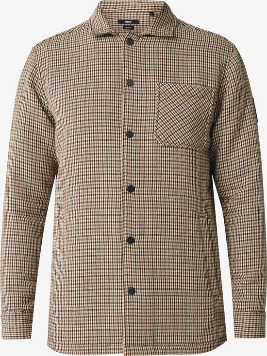 Mexx Light Padded Overshirt Mannen - Lichtbruin