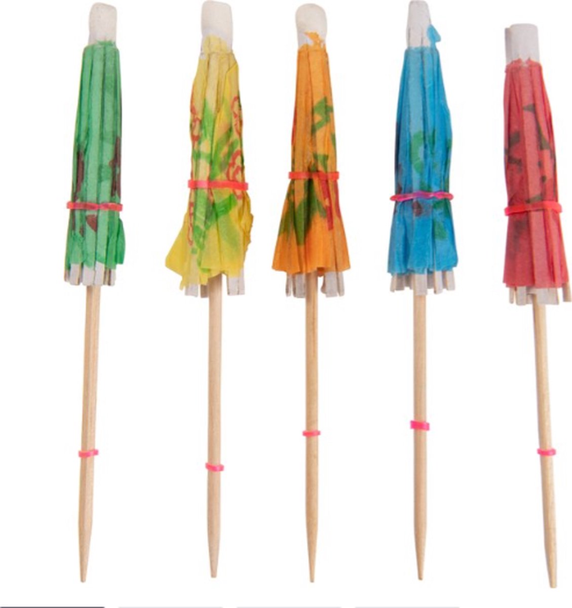 Parasols in verschillende kleuren 17 cm