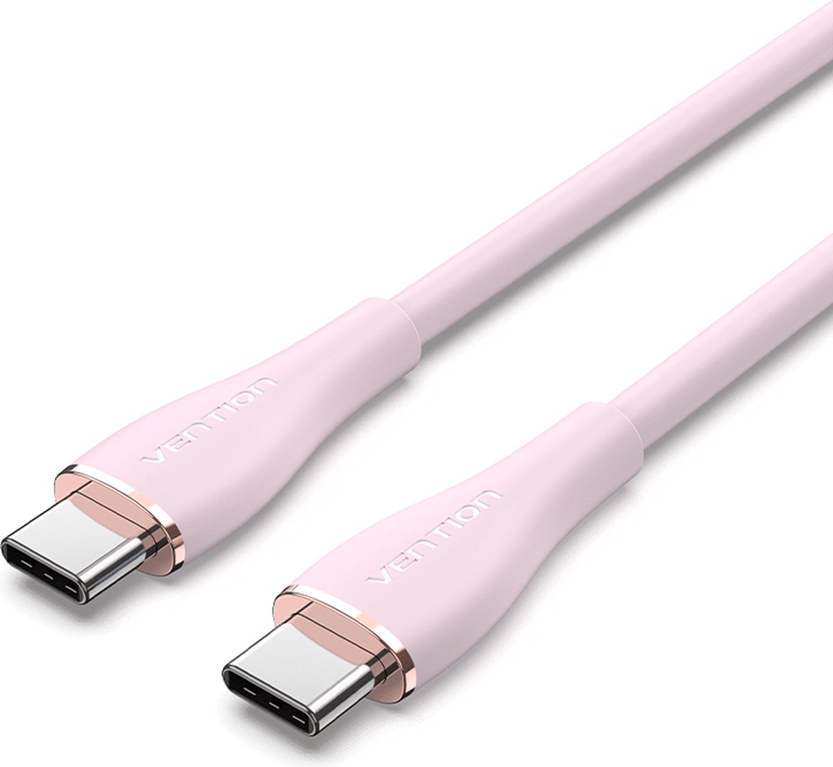 Vention TAWPF USB-kabel USB 2.0 1 m USB C Roze