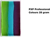 PXP Splitcake Professional Colours 28 gram one stroke What the Frog - Schmink Splitcake verjaardag thema feest