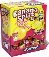 Fini - Banana Split Bubble Gum - 200 stuks