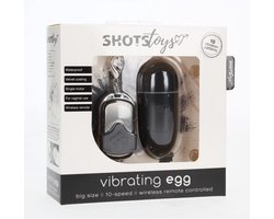 Shots Toys 10 Speed Draadloos Vibrerend Ei met Afstandsbediening - Zwart