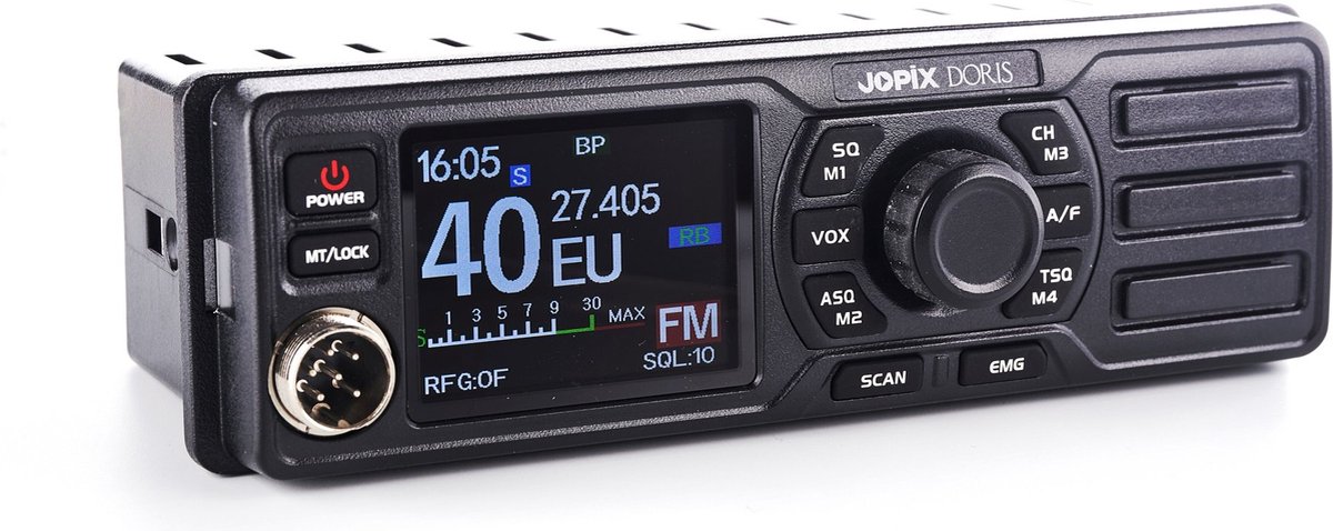 Jopix Doris Multinorm AM-FM 27mc radio 12-24volt