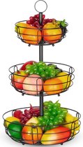 fruitmand – fruitschaal, groentemand van metaal, staand, dagelijkse keukenopslag, fruitmand, fruitstandaard, brons
