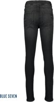 Blue Seven - effen jongens jeans - smalle pijp - zwart