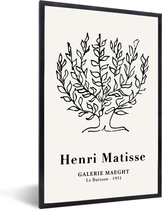 Cadre photo avec affiche - Matisse - Arbre - Nature - Maîtres anciens - 20x30 cm - Cadre pour affiche