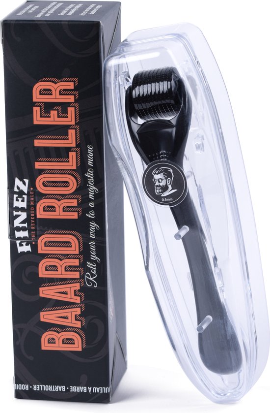 Derma Roller - Baardroller - 540 Micro Naalden - Baardgroei kit - Baard Roller - Cadeau voor mannen - Baardgroei stimuleren - Dermaroller Haargroei