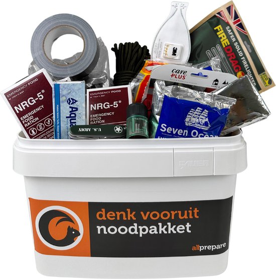 Noodpakket Plus Denk Vooruit Allprepare Alles voor een Noodsituatie