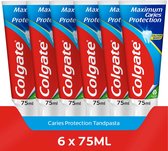 Colgate Maximum Caries Protection tandpasta 6 x 75ml - Tegen gaatjes - Voordeelverpakking
