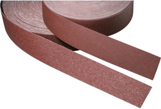Rouleau Abrasif Flex Corindon - Grain 180 - 38 Mm X 25 M - Support Toile Souple