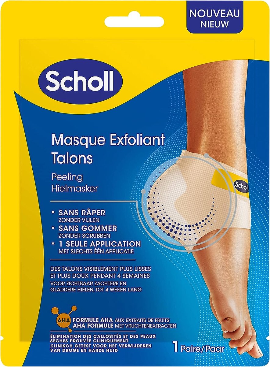 Goedkoopste 2 x Stuks Scholl Expert Care Peeling Hielmasker - Scholl - Scholl velvet smooth - voetverzorging - Huidverzorging - Eelt sokken - Eelt verwijderaar - Eeltsoken .