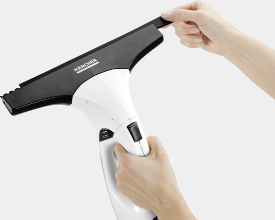 Kärcher WV 2 Plus N Ruitenreiniger - Looptijd accu 35 min. - Werkbreedte 170/280 mm - Incl. smalle zuigmond, sproeiflacon, microvezeldoek en reinigingsmiddelconcentraat