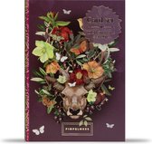Pimpelmees card binder 10 cards - incl. envelopes - Christmas Deer Plum