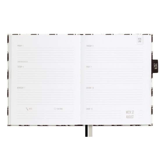 Pepa lani diary 2024 A5 flower bol