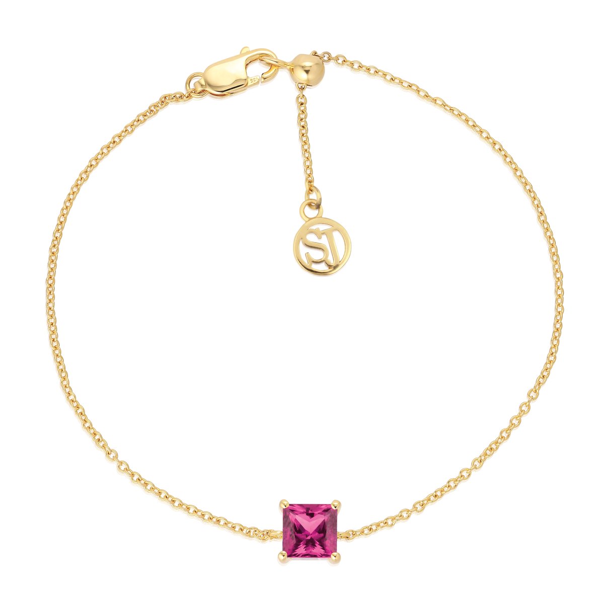 SIF JAKOBS JEWELLERY ELLERA QUADRATO BRACELET SJ-B42274-PKCZ-YG