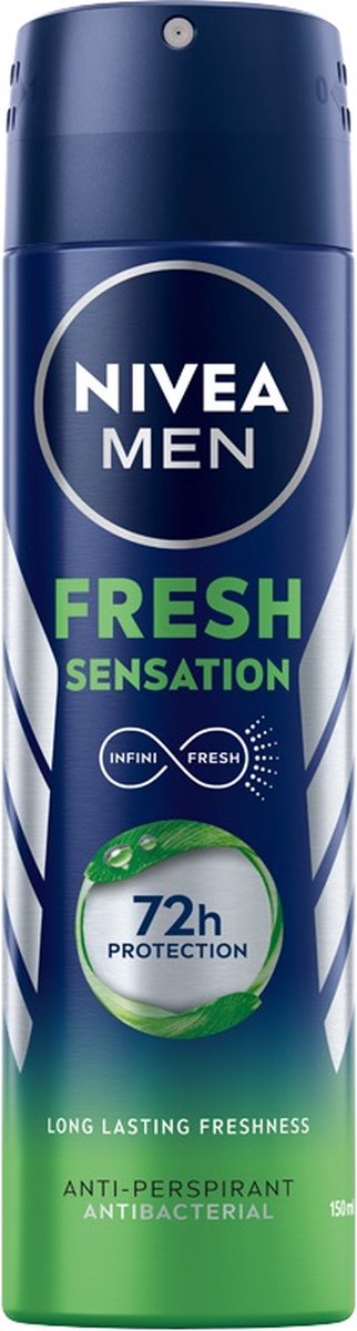 Goedkoopste Men Fresh Sensation antitranspiratiespray 150ml