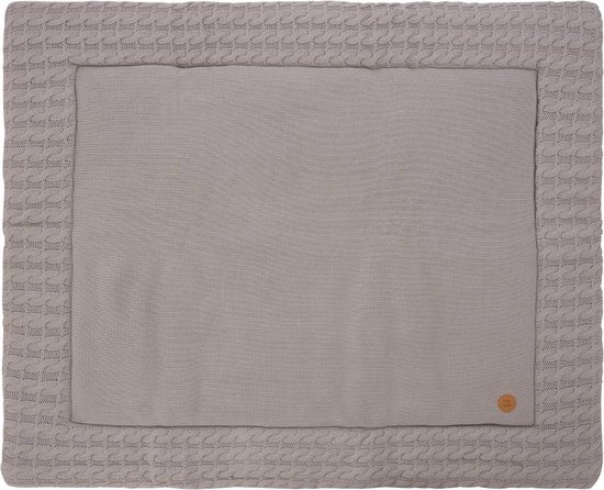 Petite Amélie ® Boxkleed 77x97 cm (BxL) - Diepgrijs - Boxmatras van Gebreid Katoen - Ook bruikbaar als speelkleed - Wasmachinebestendig met Öko-Tex keurmerk