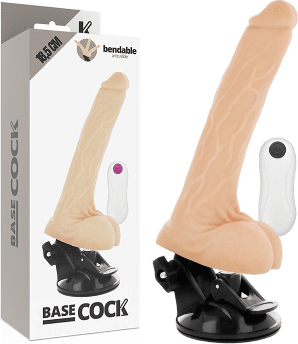 BASECOCK | Basecock Realistic Bendable Remote Control Flesh 18.5 Cm