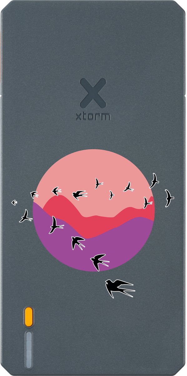 Xtorm Powerbank 20.000mAh Blauw - Design - Free Like a Bird - USB-C poort - Lichtgewicht / Reisformaat - Geschikt voor iPhone en Samsung