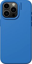 Nudient Hoesje geschikt voor Apple iPhone 15 Pro Max Siliconen Telefoonhoesje | Nudient Base Backcover | iPhone 15 Pro Max Case | Back Cover - Vibrant Blue | Blauw