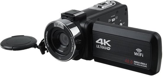 Caméra vidéo 4K Ultra HD 16X Zoom numérique Incl. télécommande - Caméra 4k  - Caméra