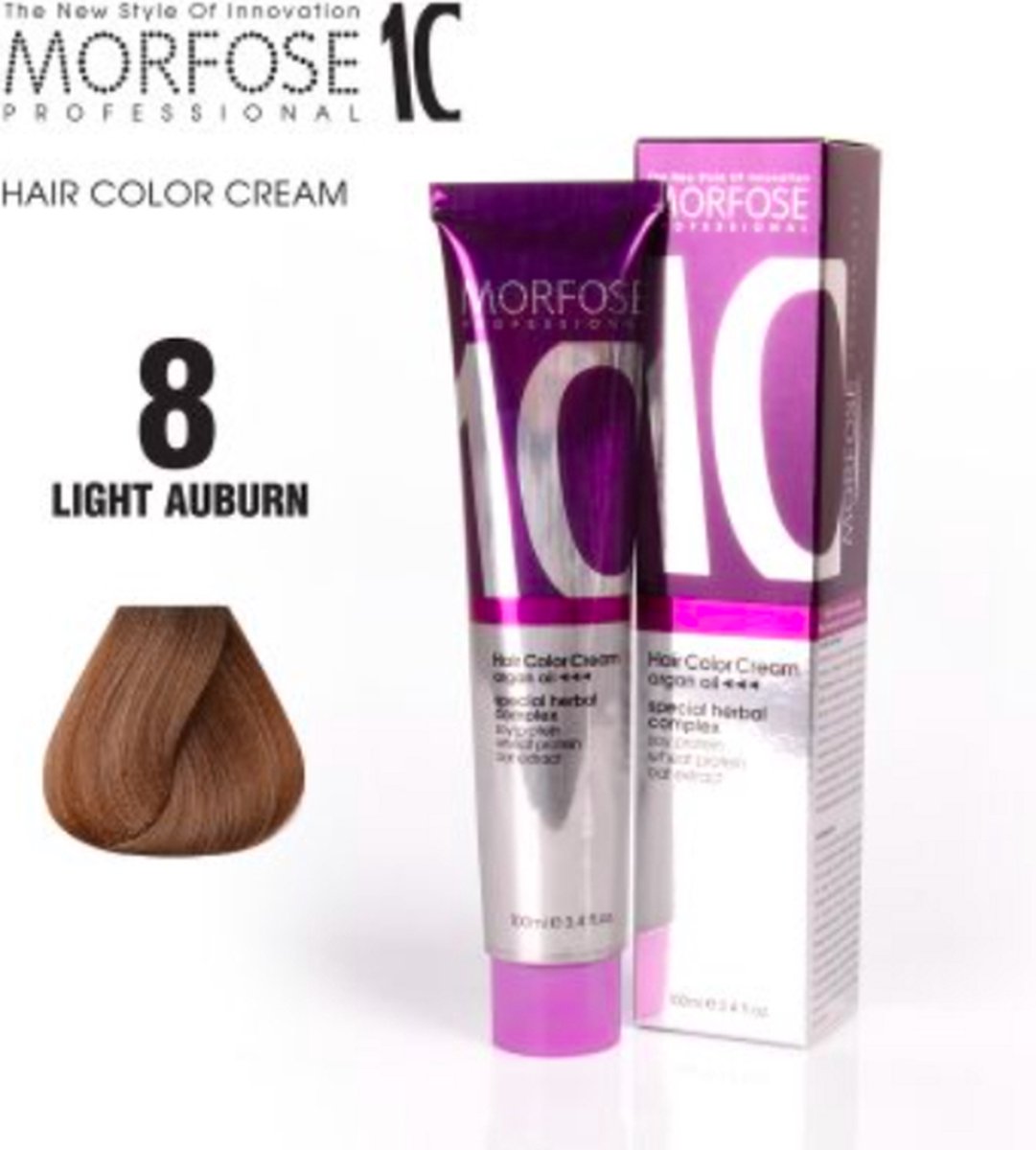 Morfose Color Cream 8 Light Auburn 100ml