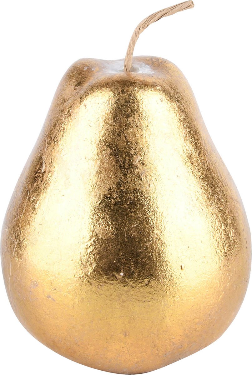 Dekoratief | Deco peer goud, terra cotta, 12x11x18cm | A220707