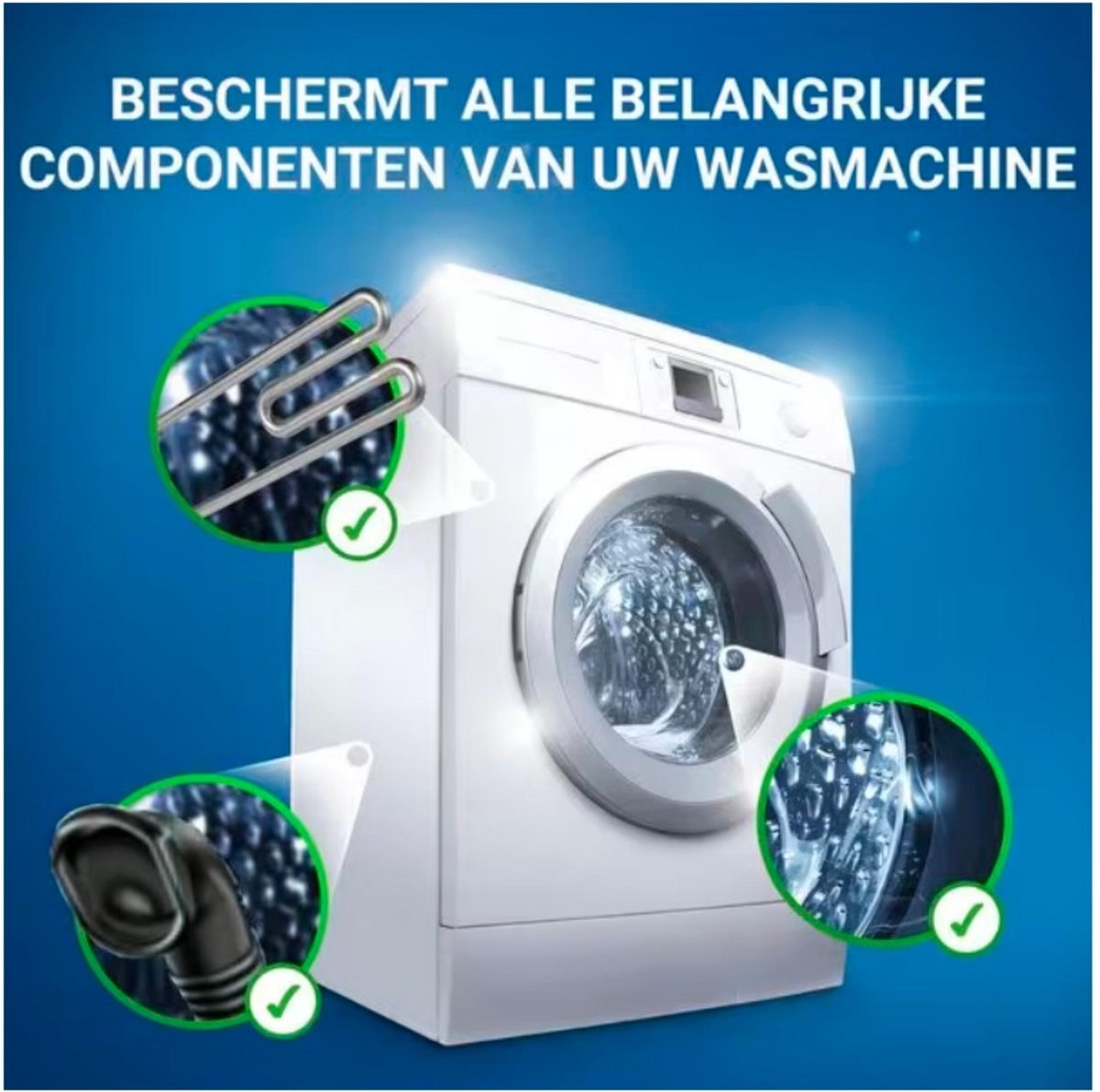 Calgon 4 in 1 Power Gel Wasmachinereiniger en Anti Kalk - 3x 15 Wasbeurten — afbeelding 2