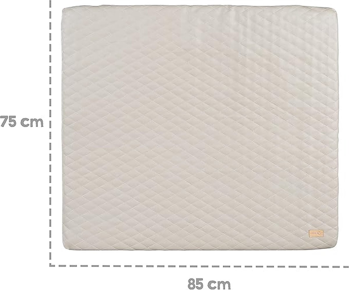 Draagbaar Aankleedkussen XL - Aankleedmat Waterdicht Opvouwbaar Ideaal Als Cadeau Voor Pasgeborenen - De Aankleedmat Is Een Afneembare Tas Met 6 Vakken Als Toilettas Voor Babyartikelen
