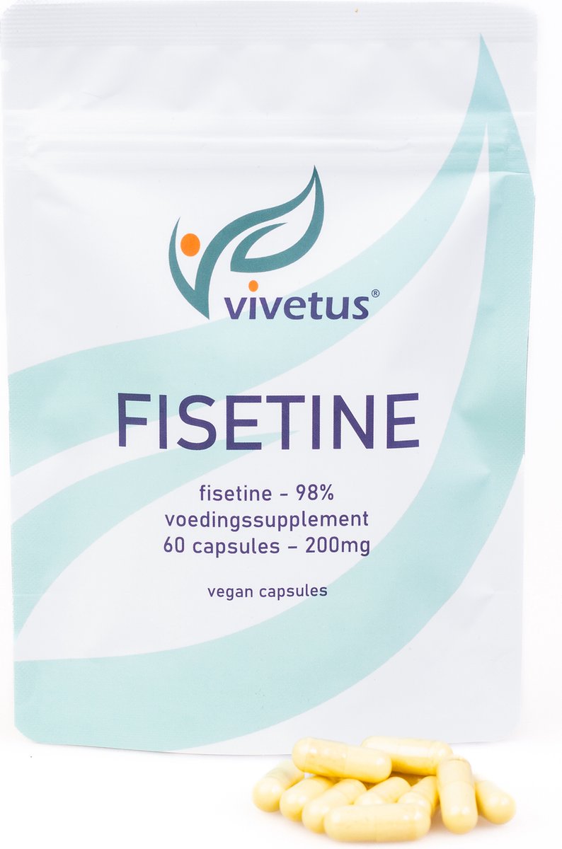 Goedkoopste Vivetus® Fisetine - 60 capsules - 200mg - vivetus.nl
