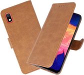 Bookstyle Wallet Cases Hoesje voor Samsung Galaxy A10 Bruin