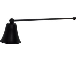 Dizayner Kaarsendover | Metaal - Zwart - 28cm - Candle snuff