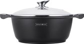 Bol.com Royalty Line® BS26M Braadpan Inductie - Bakpan - Soeppan - Ø 26 cm - 4.8 Liter Kookpan Met Glazen Deksel - Voor Alle War... aanbieding