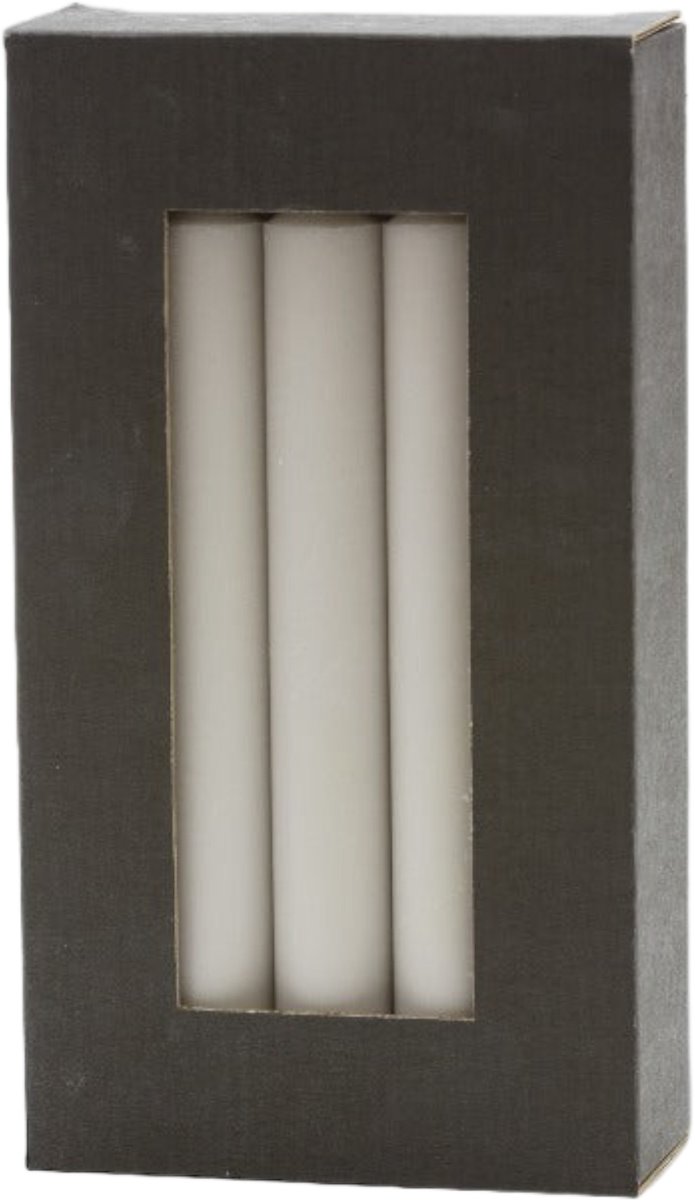 Rustik Lys Ecofriendly - Dinerkaarsen - 10 stuks - Linnen - 2,2 x 19 cm - Rustik Lys