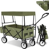 TecTake - Chariot de transport vert + sac de transport - 402317