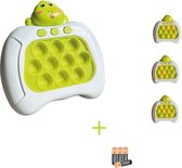 Pop It Game – Dino - Groen - TikTok – Montessori Speelgoed – Fijne Motoriek – Speelgoed – Pop It Pro – Wack the mole – Wedstrijd – Competitie – Fun – Fidget – Puzzelspel – Rage - 2023 - Kerst