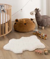 Kindervloerkleed schaap - Fluffy wit 55x80 cm