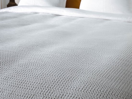 Housse de couette Yellow Violette - Lits jumeaux - Percale - 240x200-220cm - Wit