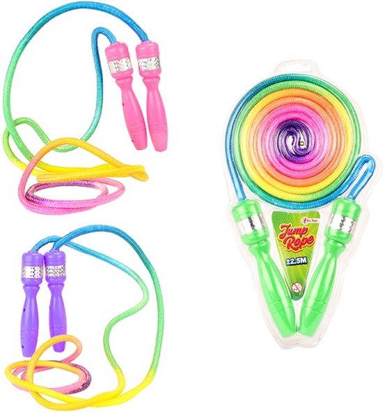 Springtouw Springtouw pp 210cm regenboogNampook | bol