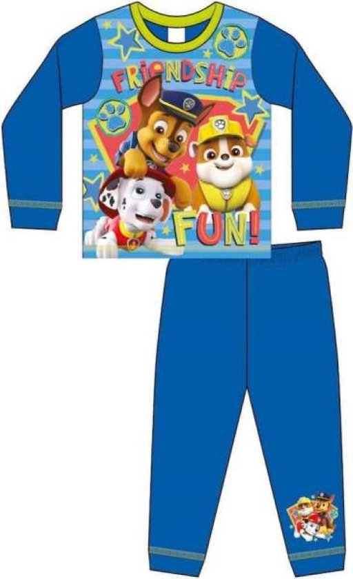 Paw Patrol pyjama - blauw - PAW Patrol Friendship Fun pyama - maat 92